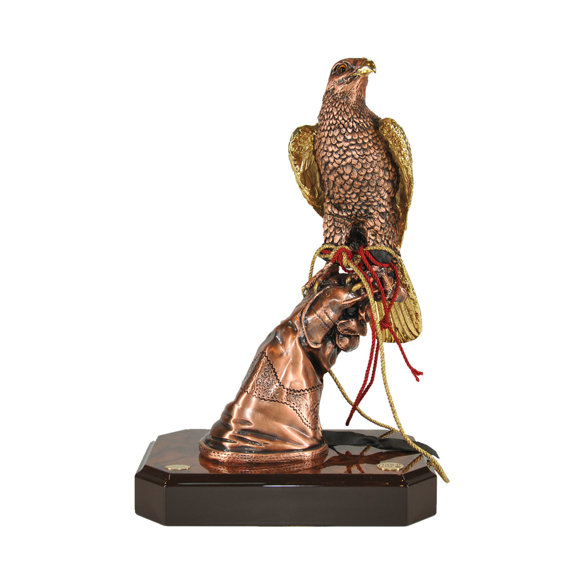 Picture of Arabian Falcon (Copper)  Perched on Hand