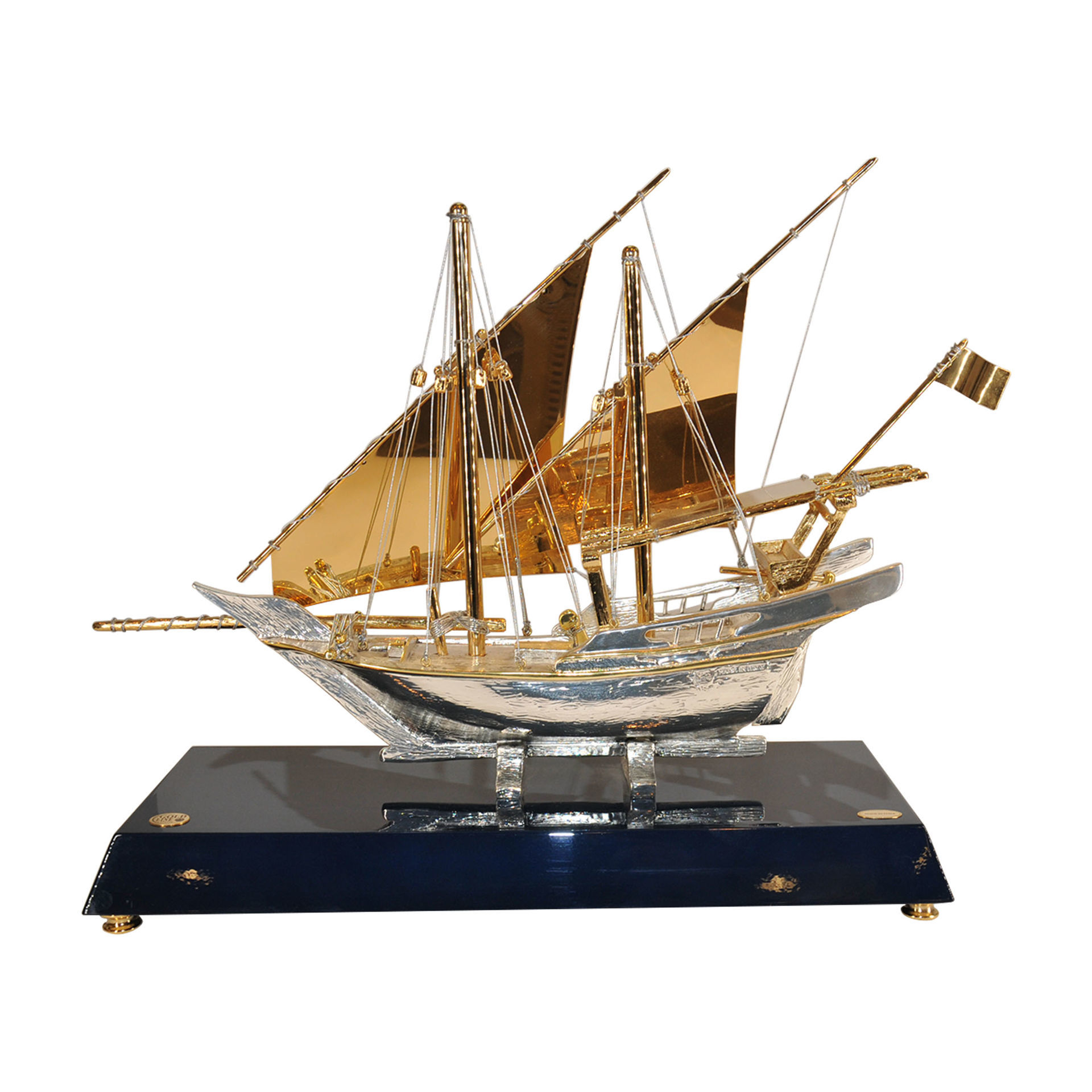 Picture of Arabian Boat Large Silver & Gold