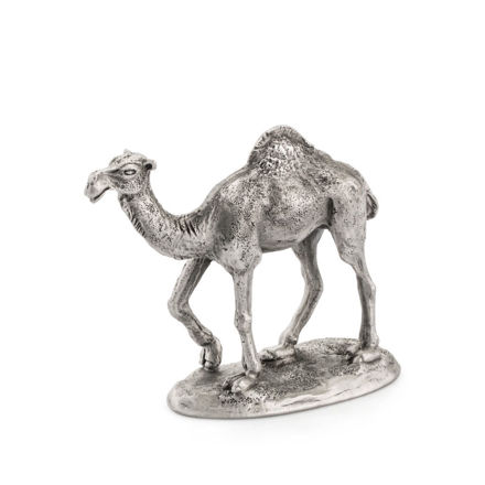 Picture of Arabian Camel Standing Sculpture Figurine - Satin