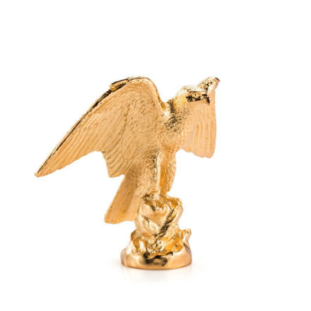 Picture of Arabian Falcon Miniature - Pewter Gold Plated